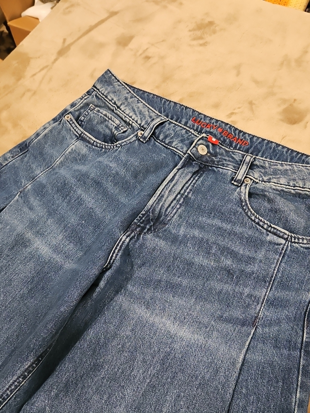 Lucky Brand Blue Wide Leg Jeans